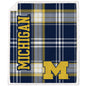 NCAA Playmaker Plaid Ultra Cozy Sherpa Throw