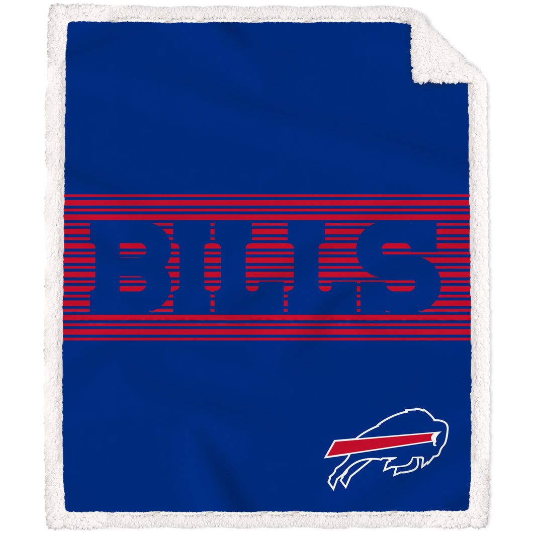 Buffalo Bills Center Stripe Blanket