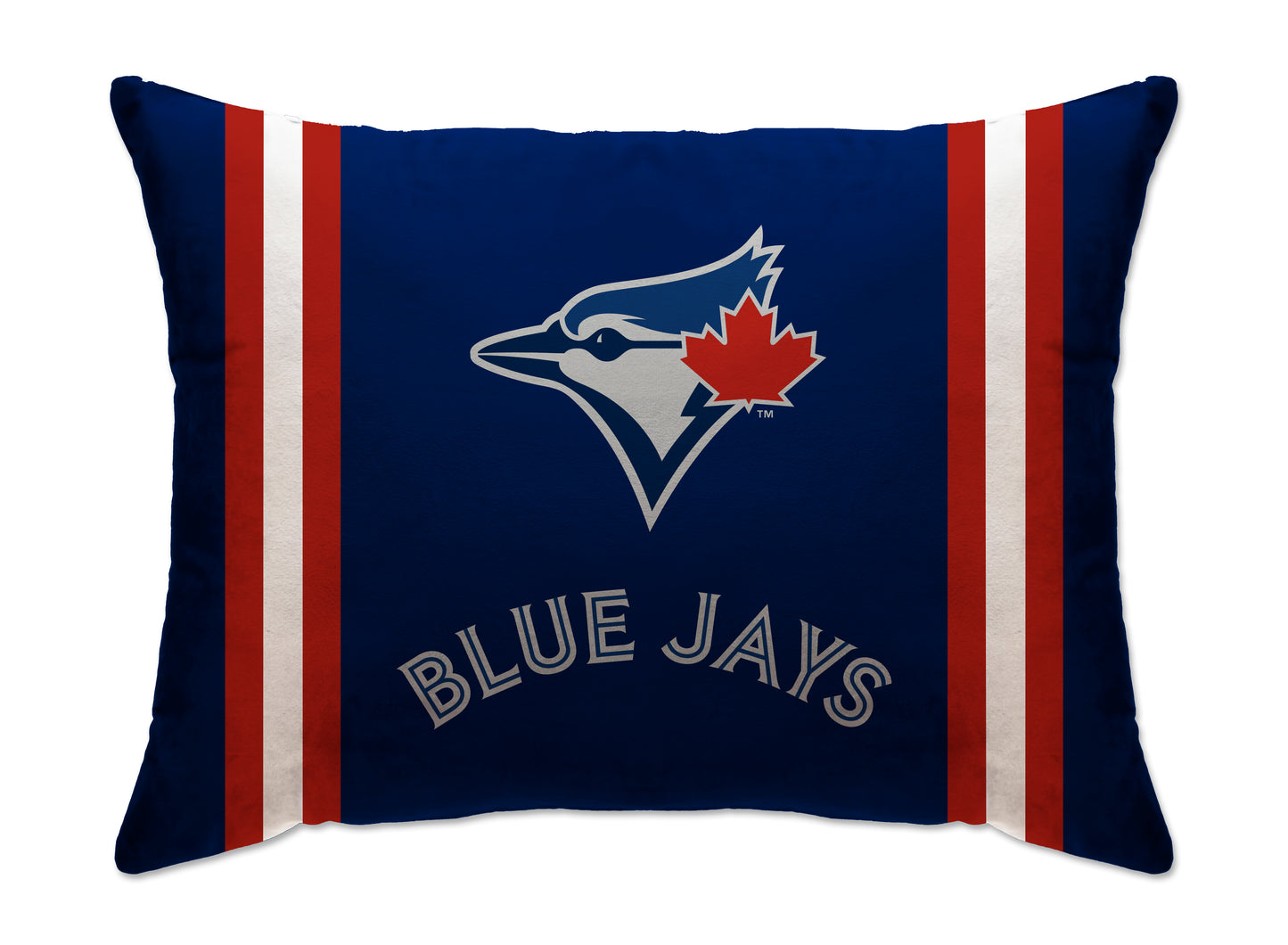 MLB Standard Logo Stripe Bed Pillow