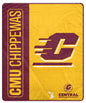 NCAA Endzone Ultra Soft Tailgate Throw