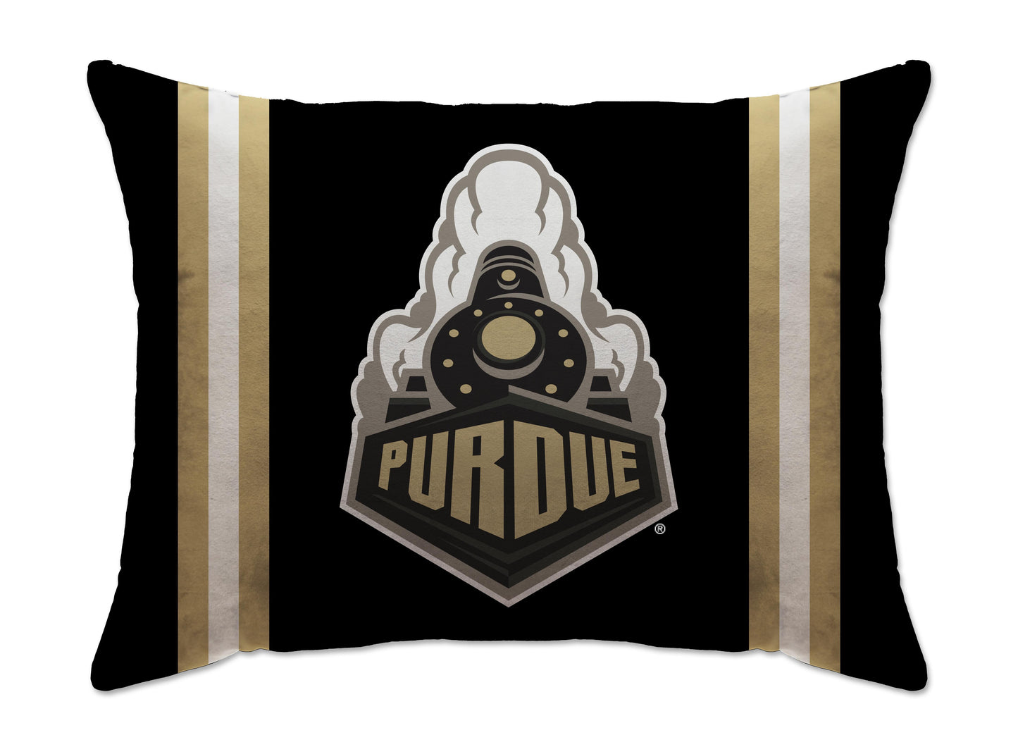 NCAA Standard Stripe Logo Bed Pillow