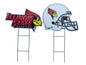 NCAA Logo and Helmet 2 Pack Yard Sign Set