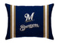 MLB Standard Logo Stripe Bed Pillow