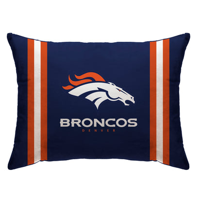 NFL Standard Logo Stripe Bed Pillow