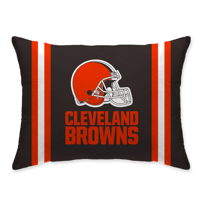 NFL Standard Logo Stripe Bed Pillow