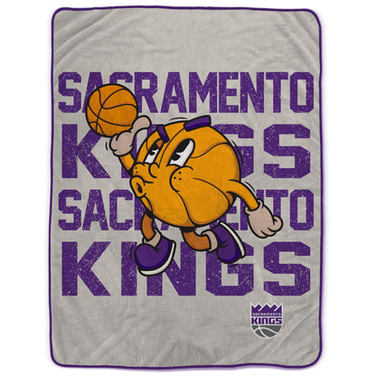 NBA Cartoon Basketball 60x80 Ultra Cozy Blanket