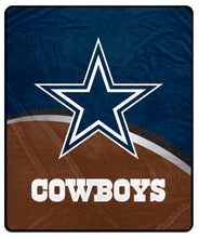 Load image into Gallery viewer, NFL Gameball Ultra Soft Tailgate Throw
