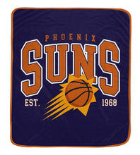 Load image into Gallery viewer, NBA Vintage Arch Block Ultra Soft 50x60 Throw Blanket
