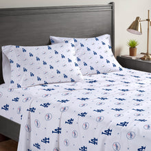 Load image into Gallery viewer, MLB Small X Queen Sheet Set
