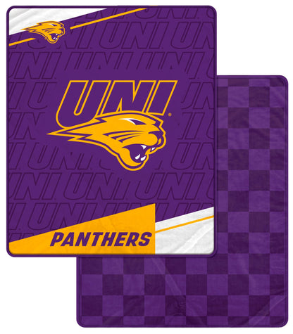 NCAA Diagonal Ghost Checker 60x70 Blanket