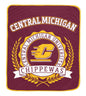NCAA University Crest 50x60 Ultra Soft Blanket