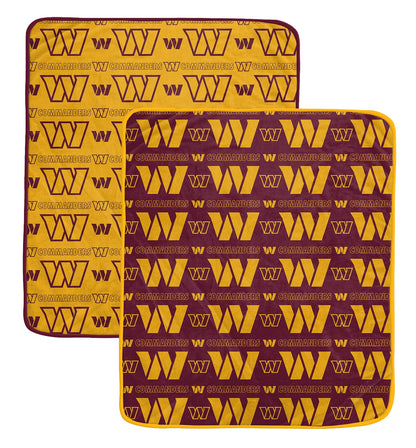 NFL Home & Away Logo Roll 60x70 2 Pack Blanket Set