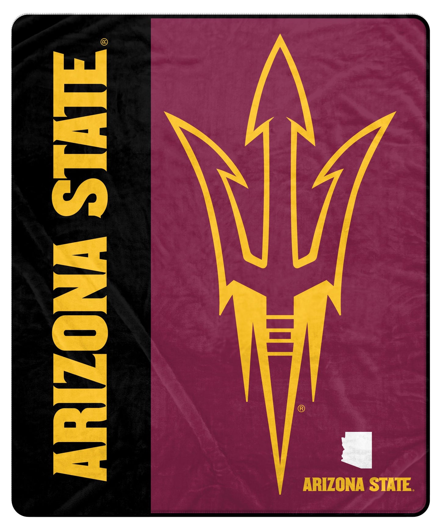 NCAA Endzone Ultra Soft Tailgate Throw