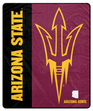 Load image into Gallery viewer, NCAA Endzone Ultra Soft Tailgate Throw
