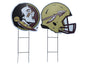NCAA Logo and Helmet 2 Pack Yard Sign Set