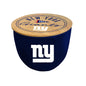 NFL Script Circle Wood Top Ceramic Candle