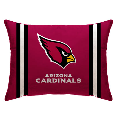 NFL Standard Logo Stripe Bed Pillow