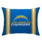 NFL Standard Logo Stripe Bed Pillow