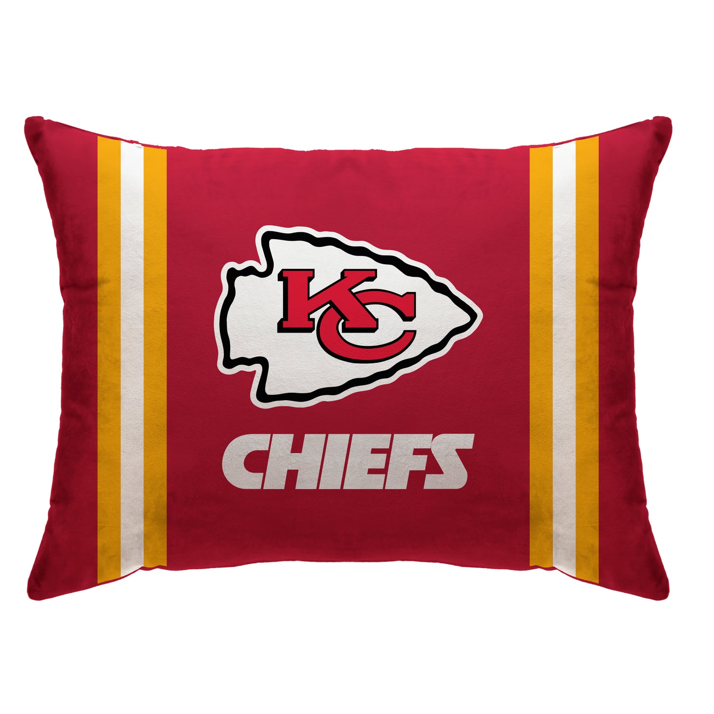 NFL Standard Logo Stripe Bed Pillow