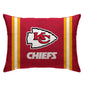 NFL Standard Logo Stripe Bed Pillow