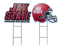 Load image into Gallery viewer, NCAA Logo and Helmet 2 Pack Yard Sign Set
