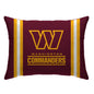 NFL Standard Logo Stripe Bed Pillow