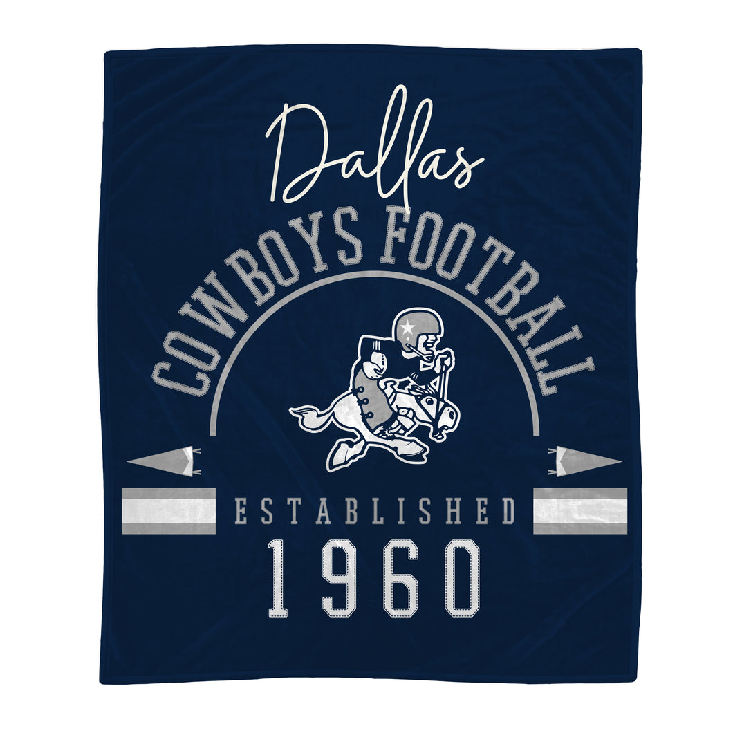 Dallas Cowboys Vintage Logo Series Blanket