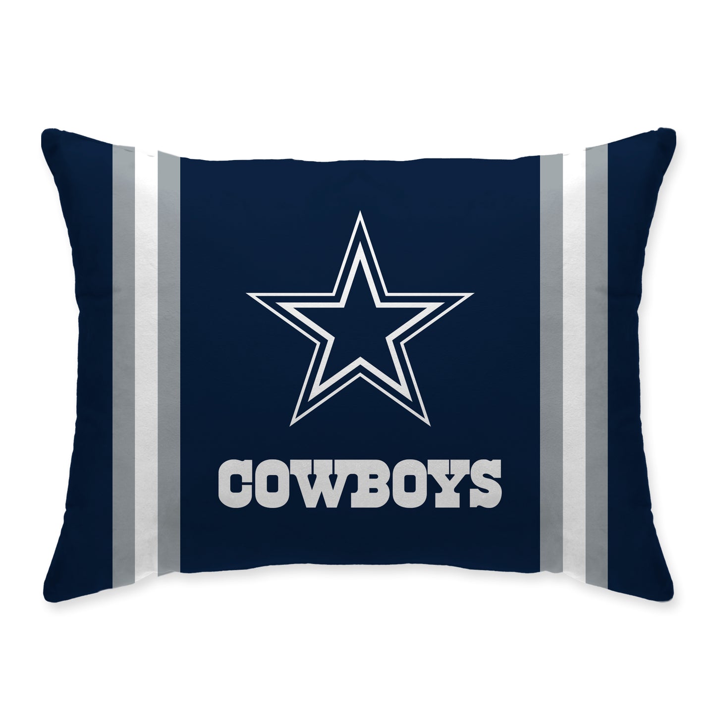 NFL Standard Logo Stripe Bed Pillow