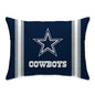 NFL Standard Logo Stripe Bed Pillow