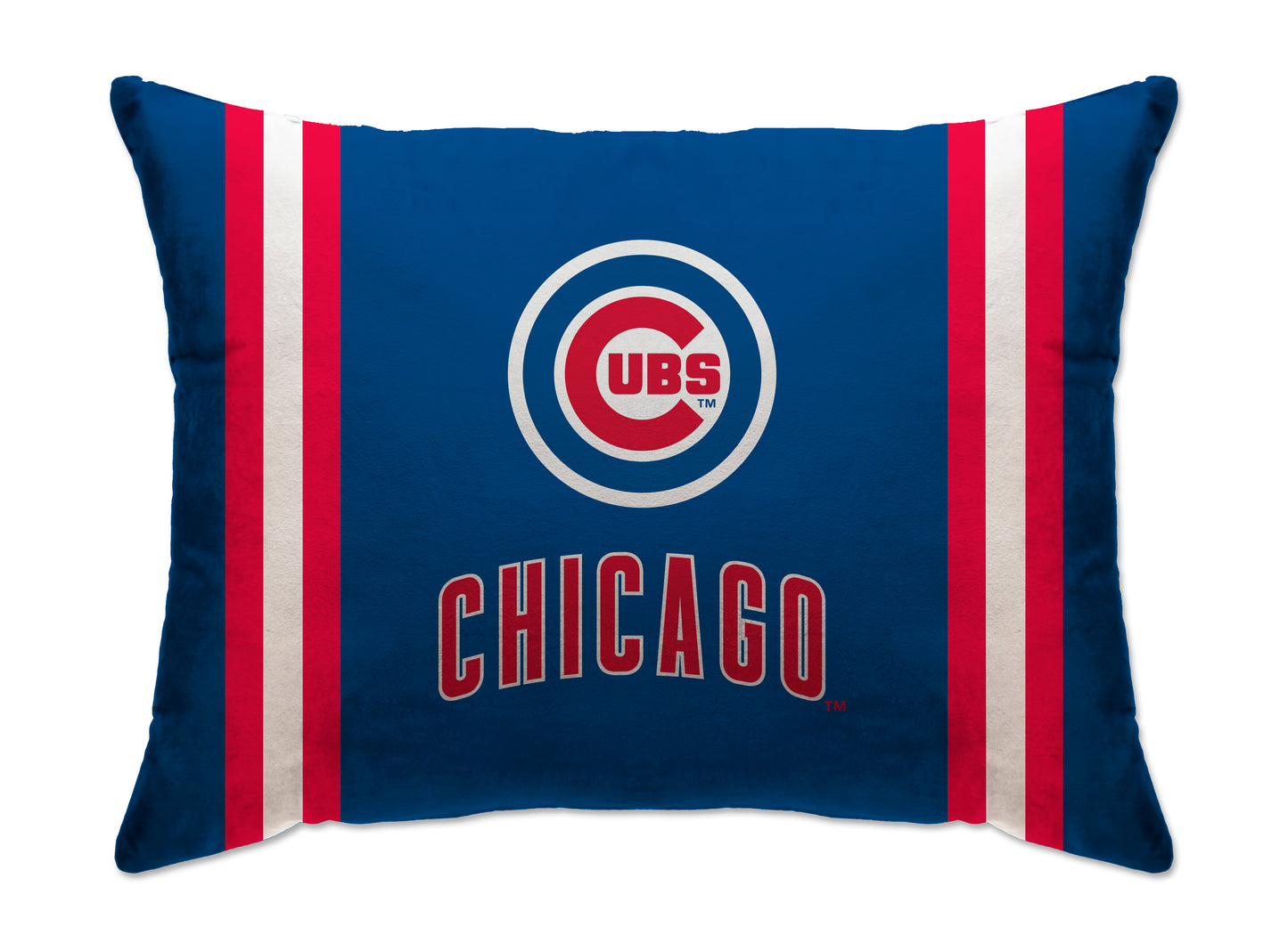 MLB Standard Logo Stripe Bed Pillow