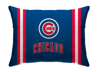 MLB Standard Logo Stripe Bed Pillow