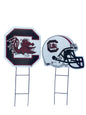 NCAA Logo and Helmet 2 Pack Yard Sign Set