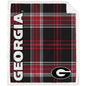 NCAA Playmaker Plaid Ultra Cozy Sherpa Throw