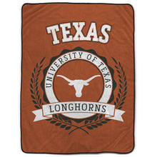 Load image into Gallery viewer, NCAA University Crest 50x60 Ultra Soft Blanket
