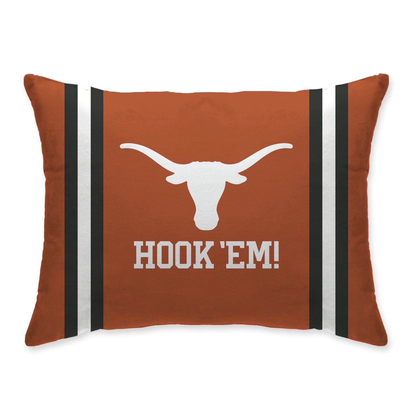 NCAA Standard Stripe Logo Bed Pillow