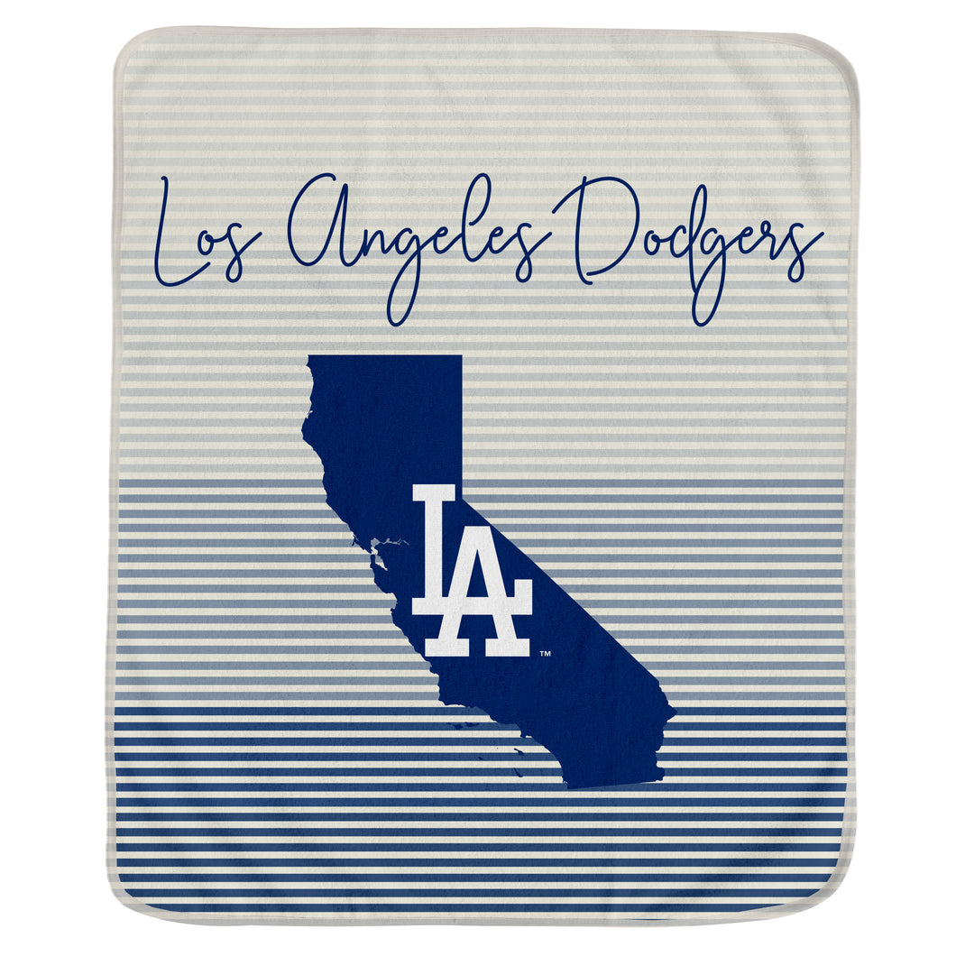 Los Angeles Dodgers State Stripe Blanket