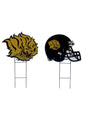 NCAA Logo and Helmet 2 Pack Yard Sign Set
