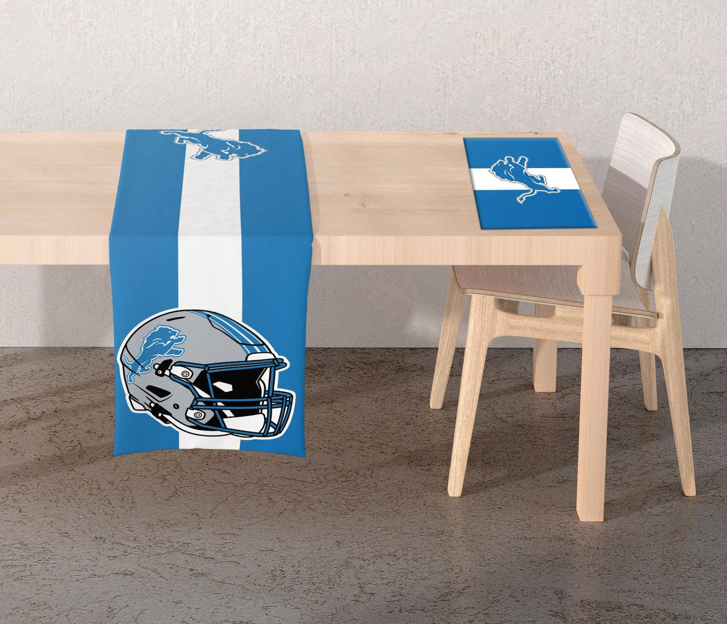 NFL Logo 2-Sided Place Mat Table Runner Set