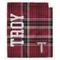 NCAA Playmaker Plaid Ultra Cozy Sherpa Throw
