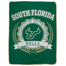 Load image into Gallery viewer, NCAA University Crest 50x60 Ultra Soft Blanket
