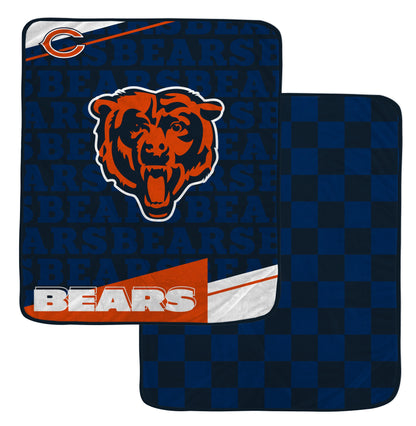 NFL Diagonal Ghost Checker 60x70 Blanket