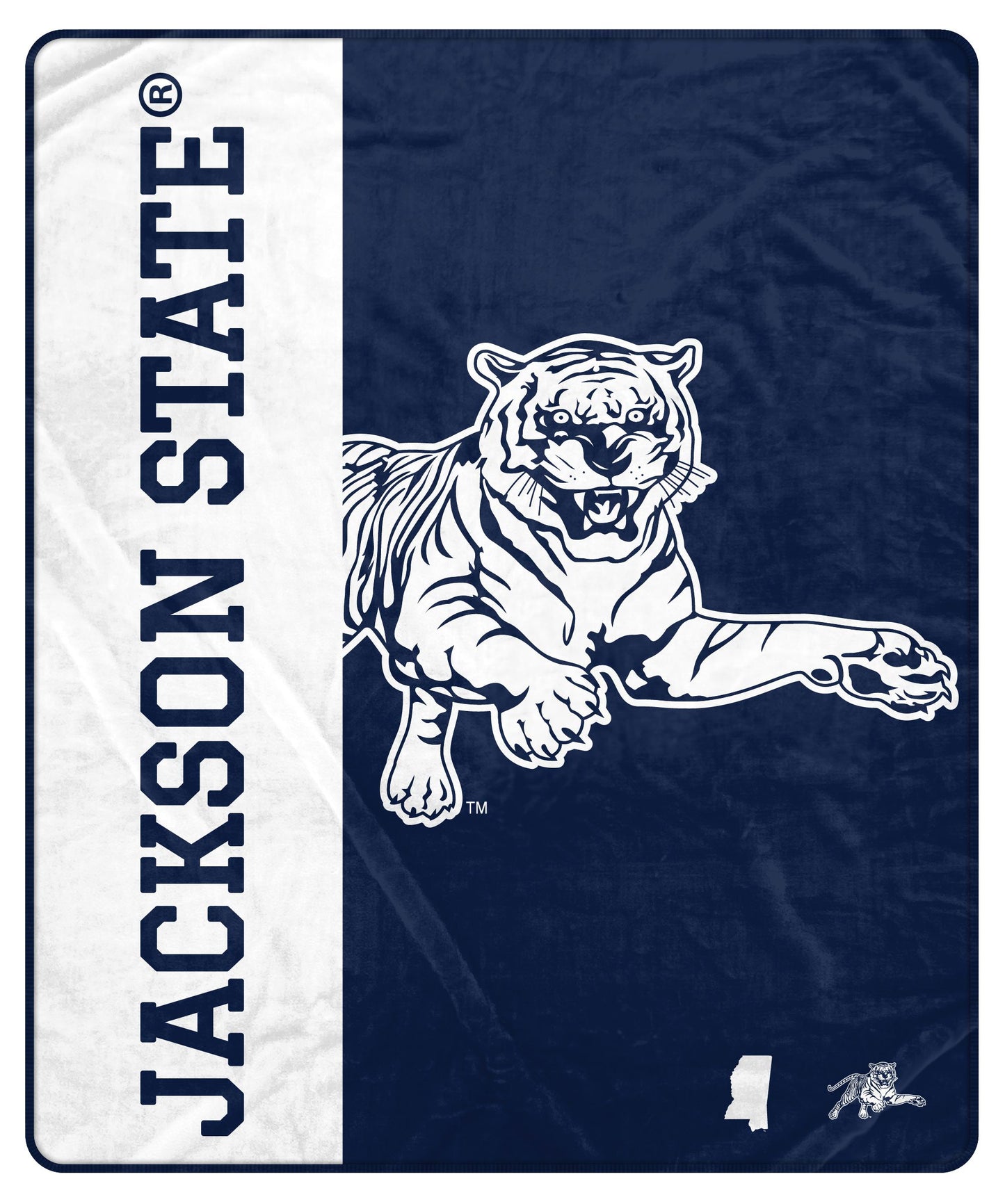 NCAA Endzone Ultra Soft Tailgate Throw