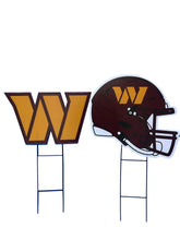 Load image into Gallery viewer, NFL Logo and Helmet 2 Pack Yard Sign Set

