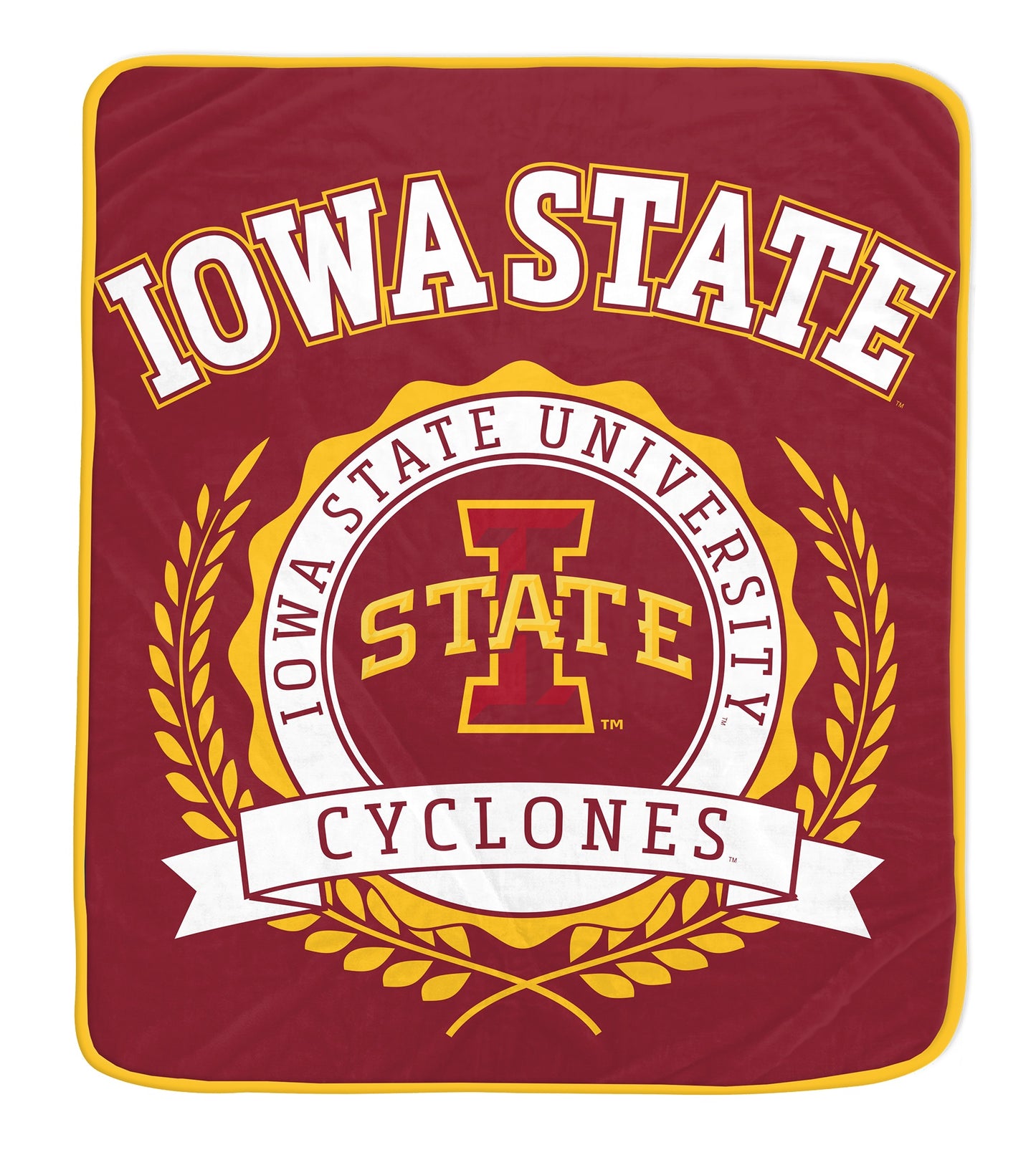NCAA University Crest 50x60 Ultra Soft Blanket