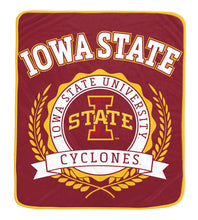 Load image into Gallery viewer, NCAA University Crest 50x60 Ultra Soft Blanket
