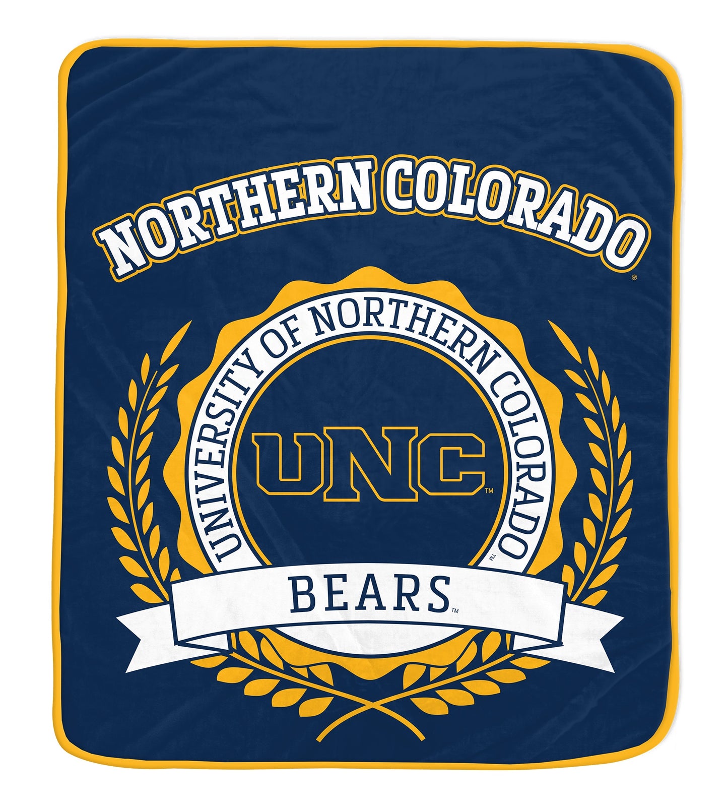 NCAA University Crest 50x60 Ultra Soft Blanket