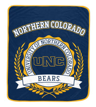 Load image into Gallery viewer, NCAA University Crest 50x60 Ultra Soft Blanket
