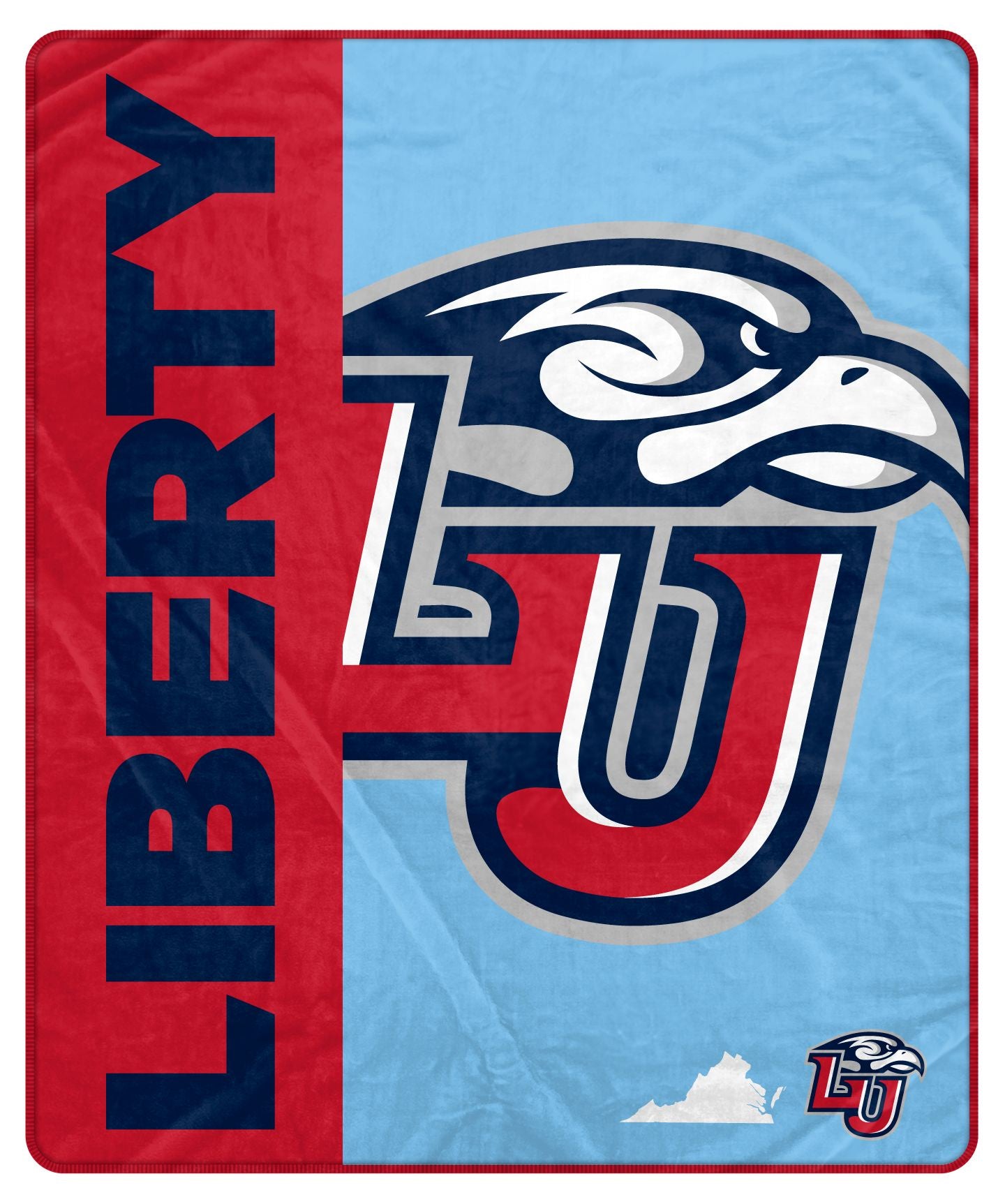 NCAA Endzone Ultra Soft Tailgate Throw