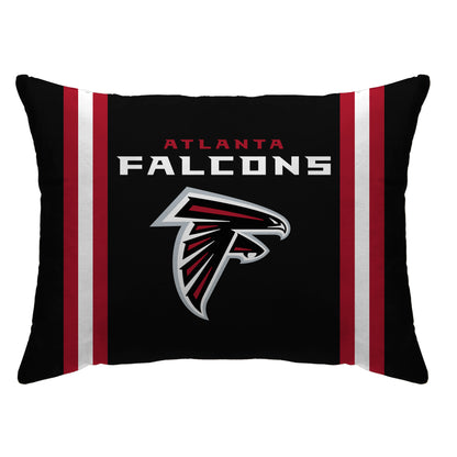 NFL Standard Logo Stripe Bed Pillow