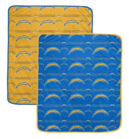 NFL Home & Away Logo Roll 60x70 2 Pack Blanket Set